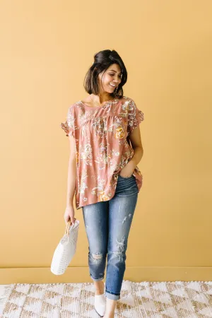 Apricot Blossoms Blouse