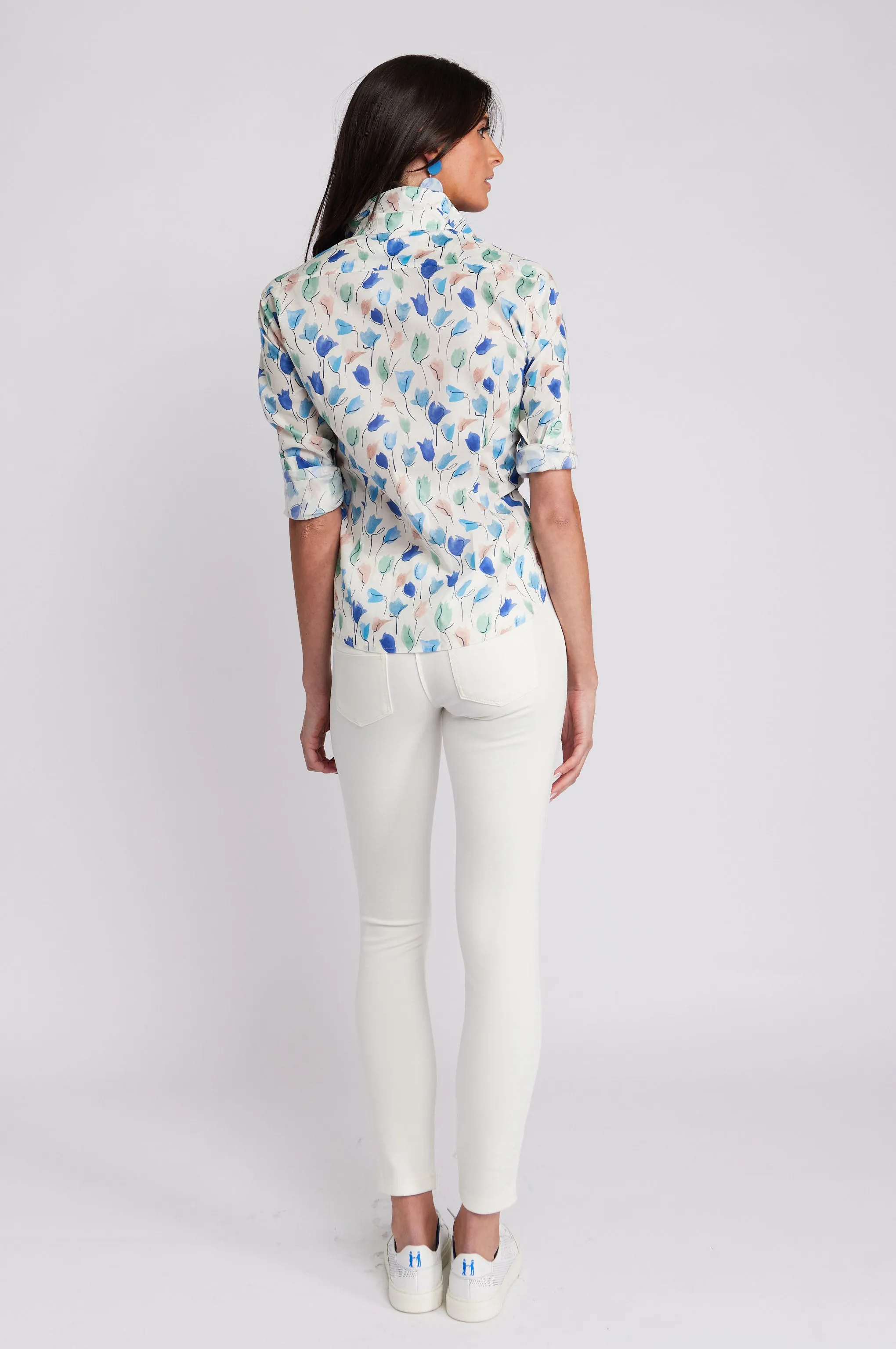 Belinda Blouse Blue Tulip