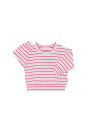 Bonds Wide Needle Rib Pullover - Lolly Ice Pink/Marscapone