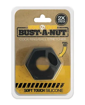 Boneyard Bust a Nut Cock Ring - Black