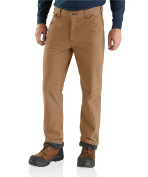 Carhartt Rugged Flex Rigby Dungaree Knit Lined Pant - Dark Khaki