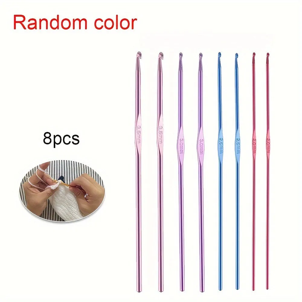 Colorful Aluminum Crochet Hooks for Beginners  Experienced Lovers