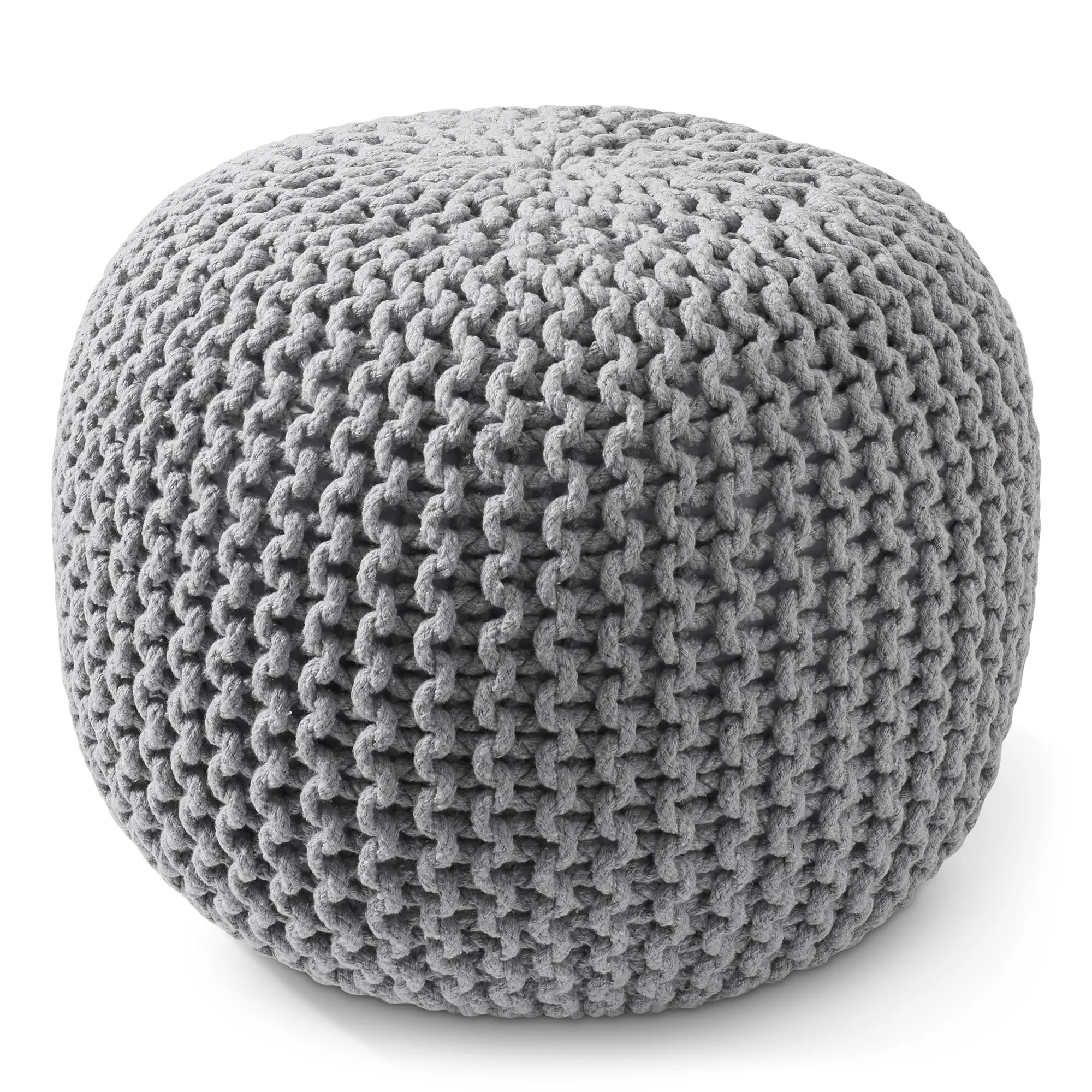 Cotton Pouf Ottomans