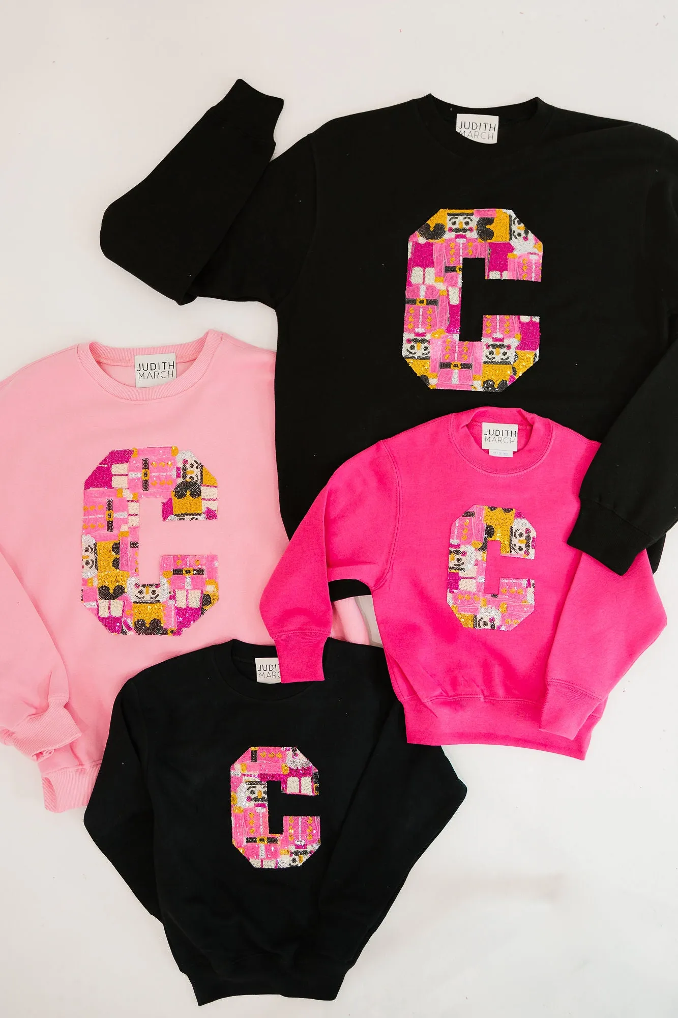 CUSTOM NUTCRACKER LETTER PULLOVERS