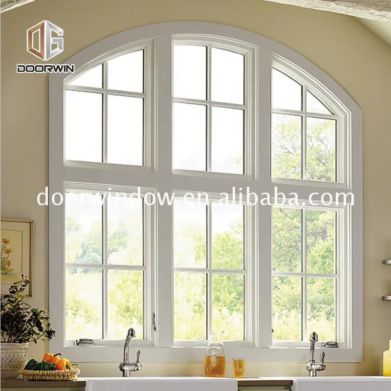 DOORWIN 2021Safety glass window round that open windows for sale by Doorwin on Alibaba