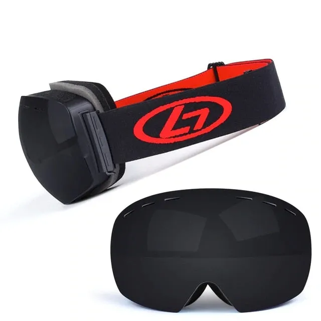 Double Layers UV 400 Protection Anti Fog Ski Goggles