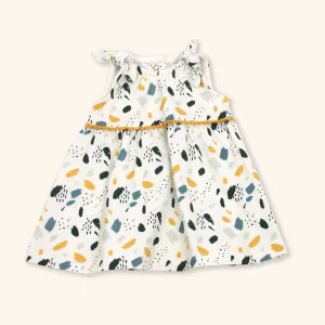 Florence Bloom Shoulder Knot Dress Bloomer SET (Organic Cotton)