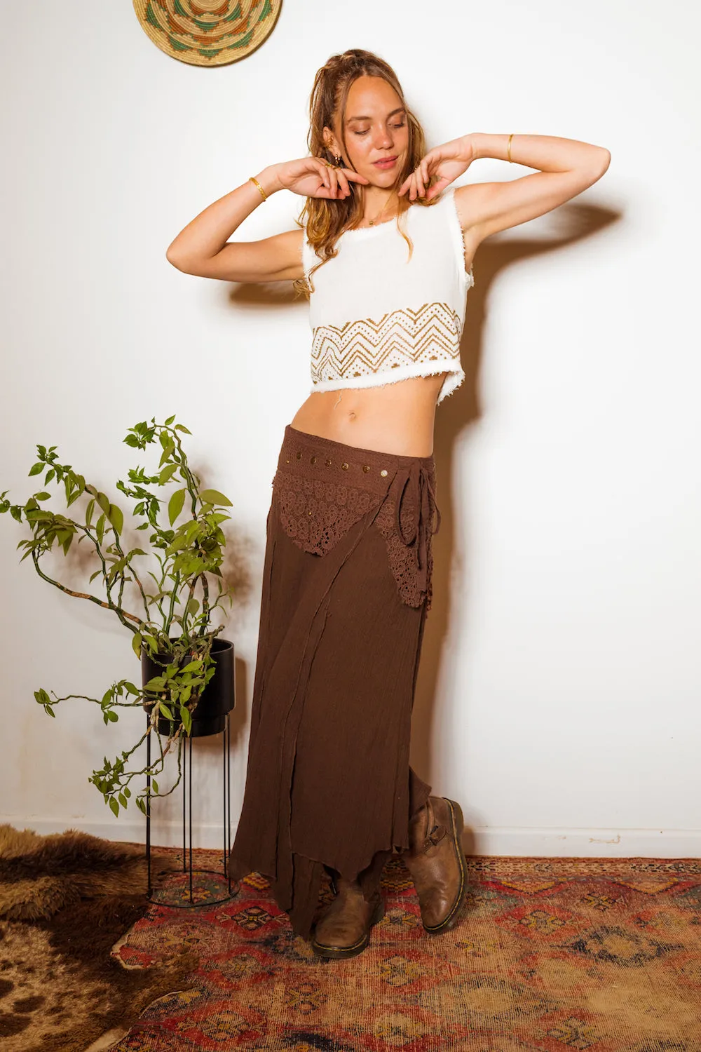 FOREST SKIRT BROWN