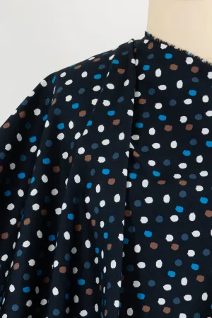 Frolic Dots Italian Stretch Cotton Woven