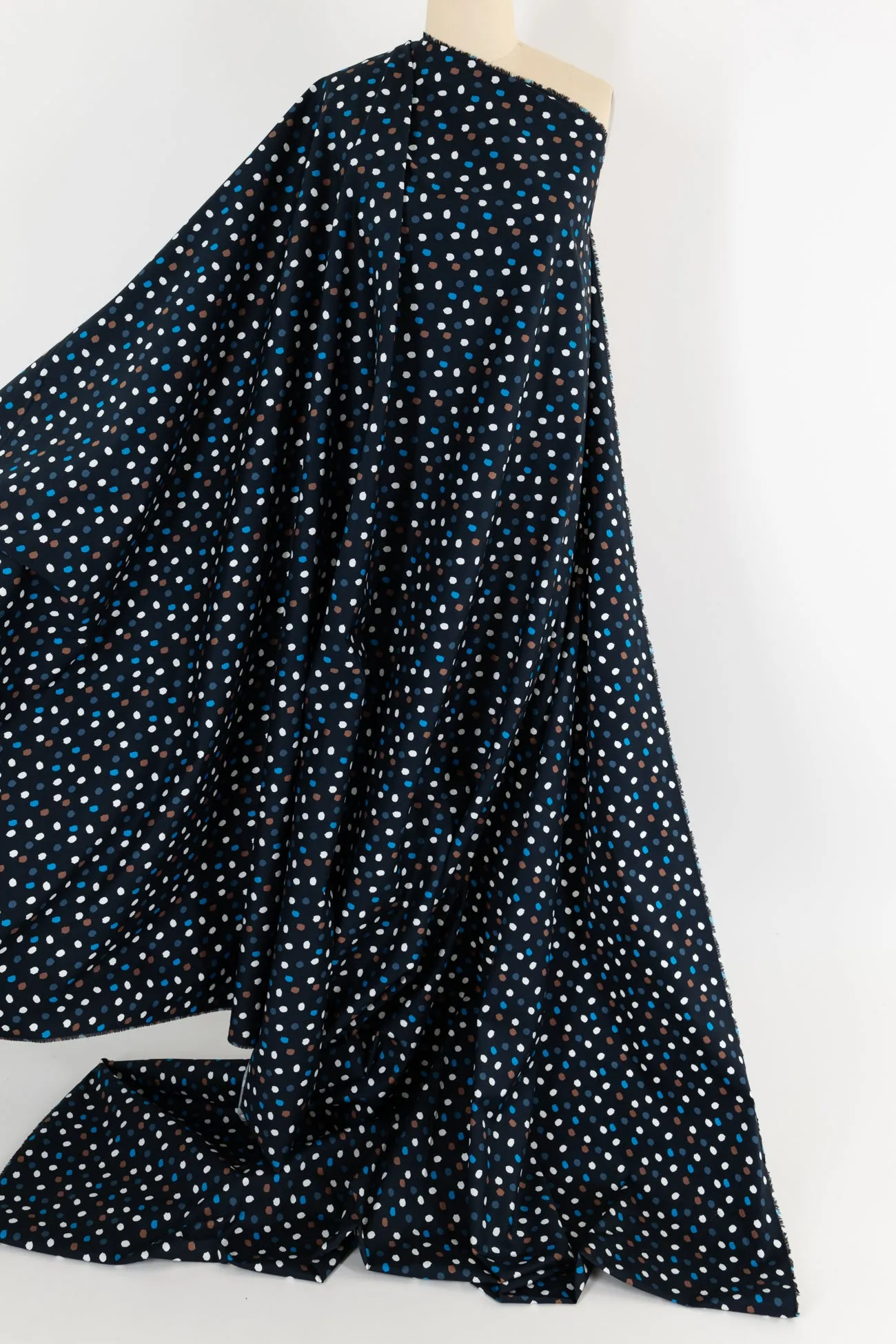 Frolic Dots Italian Stretch Cotton Woven