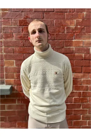 Gabicci Vintage - Emilio Cream - Roll Neck