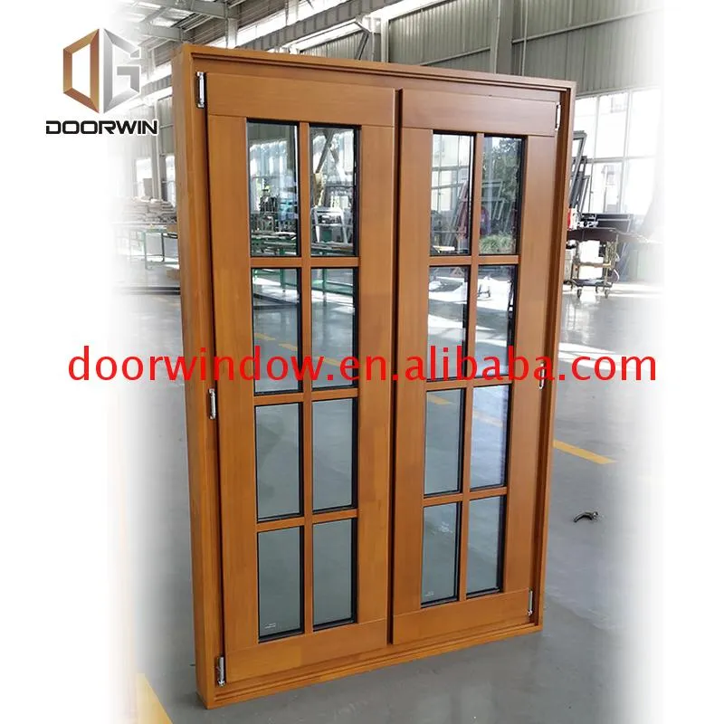 Grill door designs india design wood window glass windows by Doorwin on Alibaba