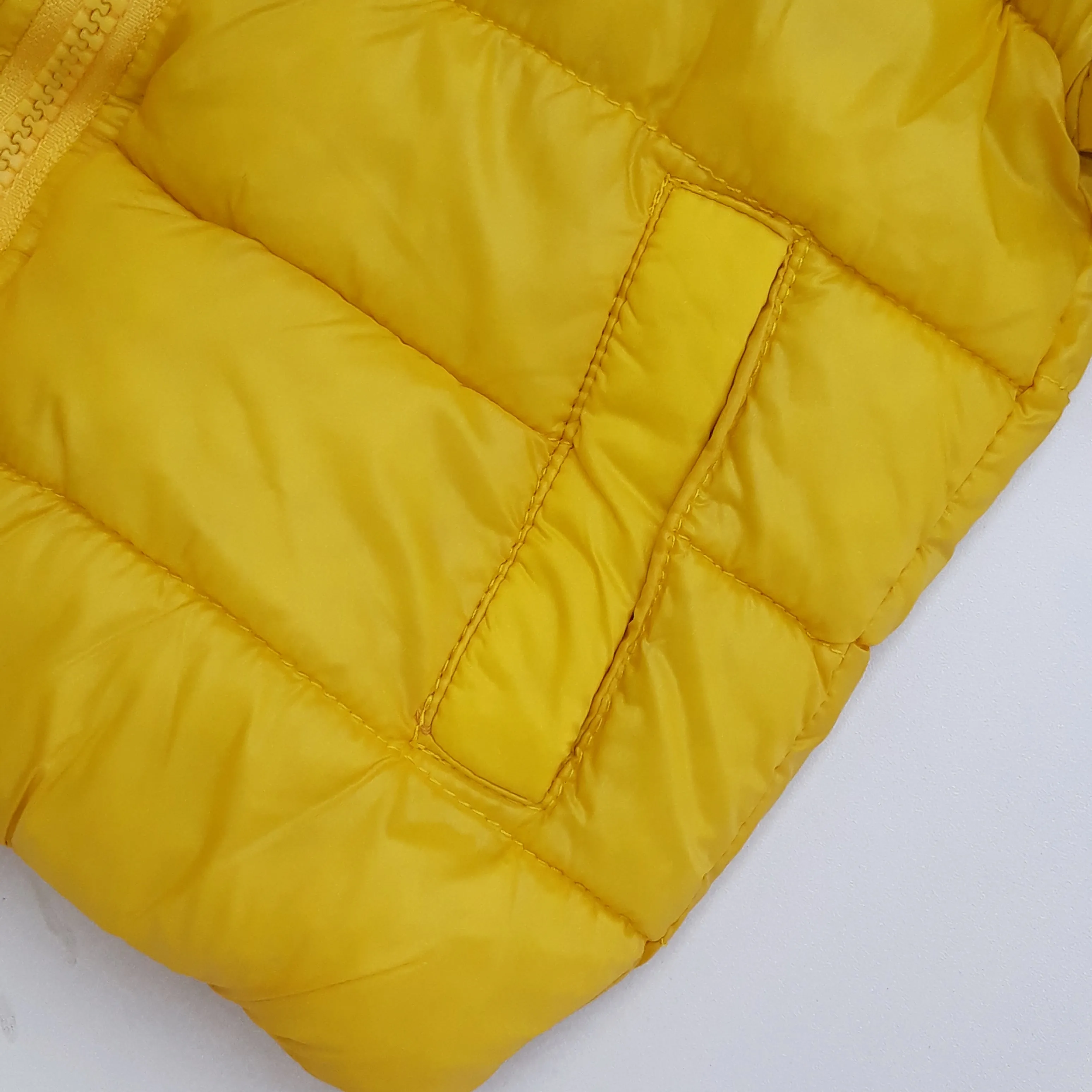 KD - Kids 'Yellow' Quilted Puffer Jacket KD294