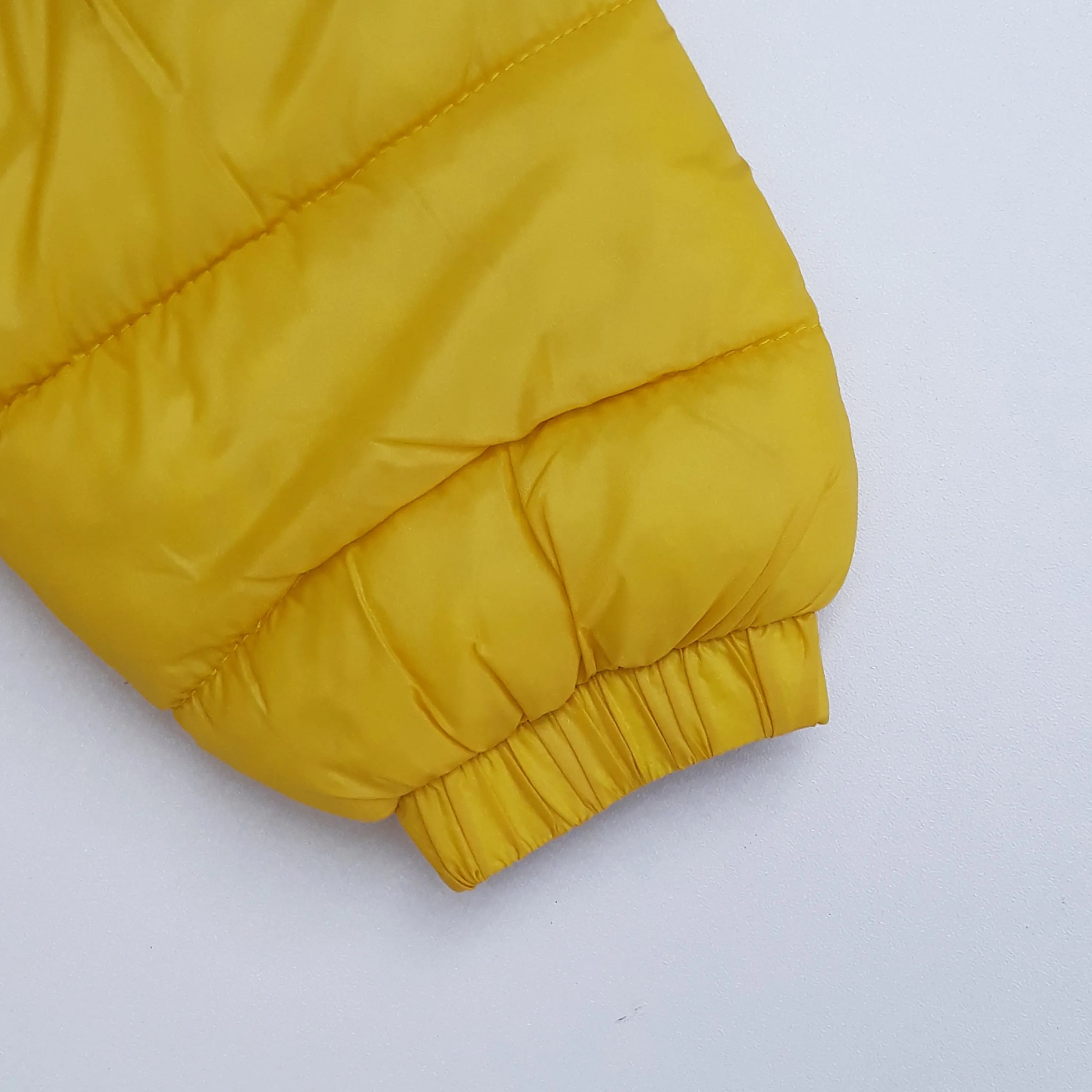 KD - Kids 'Yellow' Quilted Puffer Jacket KD294