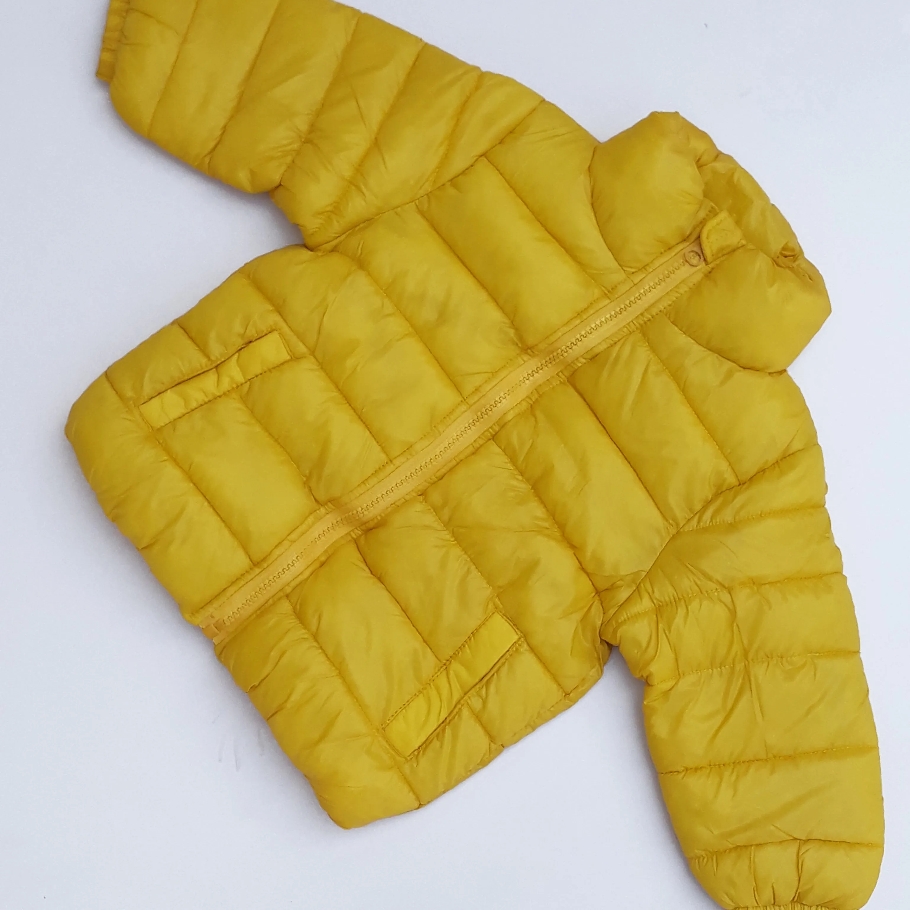 KD - Kids 'Yellow' Quilted Puffer Jacket KD294