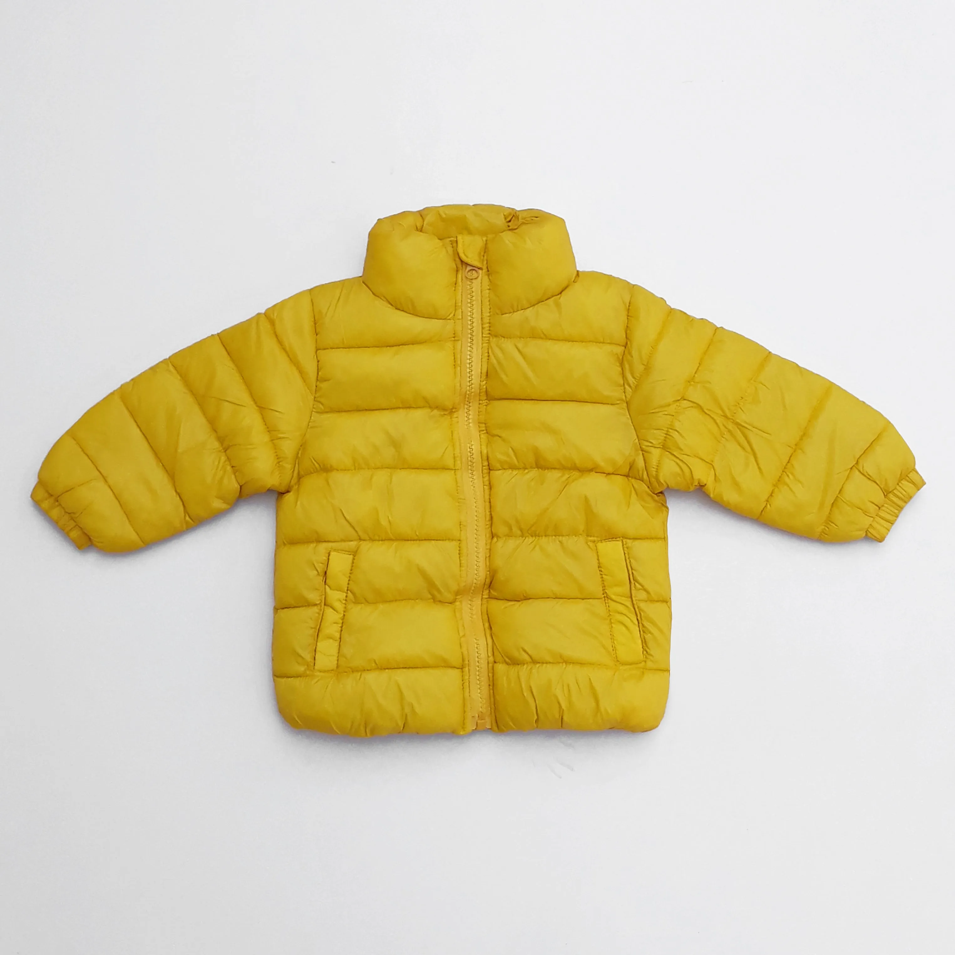 KD - Kids 'Yellow' Quilted Puffer Jacket KD294