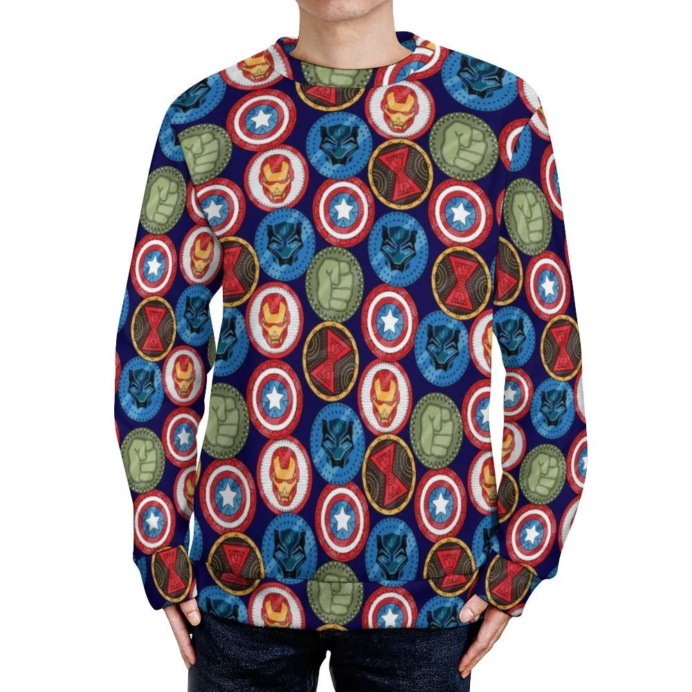 Marvel Shields Unisex Crewneck Sweater