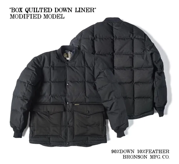 Men's Box Quilt Down Liner Jacket - Warm Insulated Bomber Puffer Coat