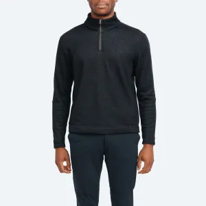 Men's Hybrid Fleece 1/4 Zip - Black