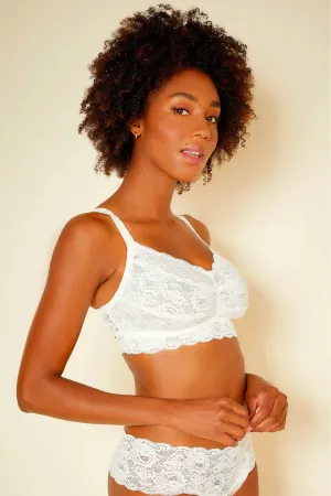 Never Say Never Curvy Sweetie Bralette Moon Ivory