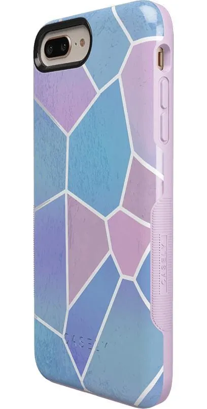 Other Side | Holographic Metallic Stained Glass Marble Case