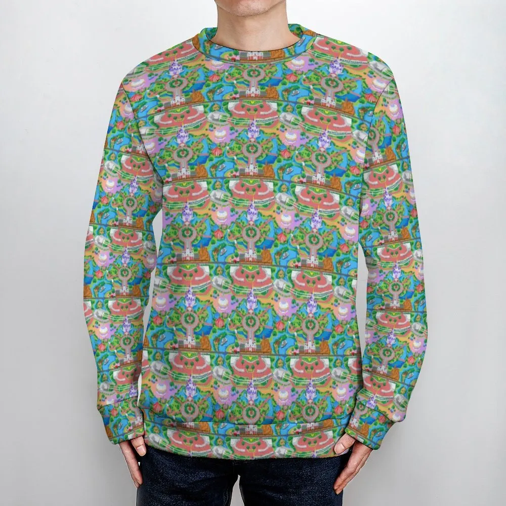 Park Map Unisex Crewneck Sweater