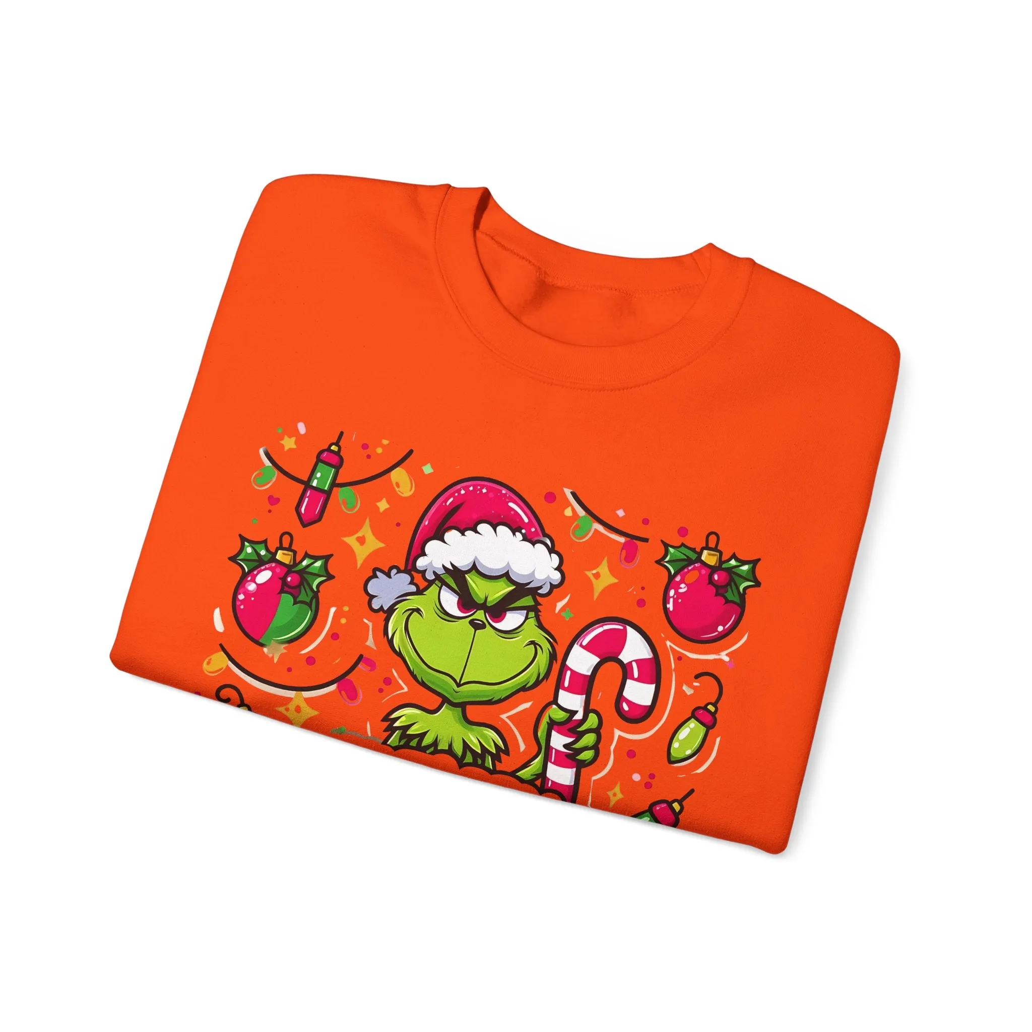 Princess Grace Feeling Extra Grinchy Crewneck Sweatshirt  Merry Holiday Humor Sweater