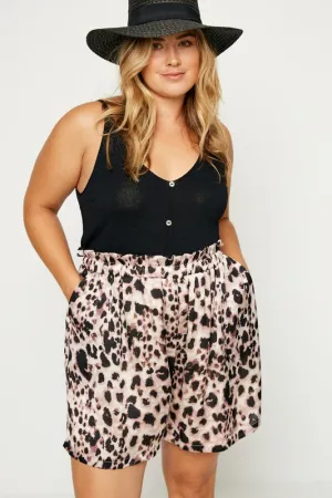 Purr-fect Leopard Shorts