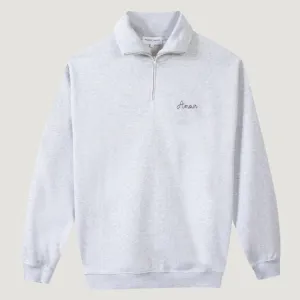 "Amour" Placide Sweatshirt (Light Heather Grey)