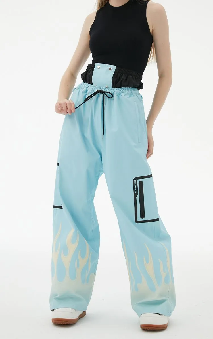 RandomPow Print Flame Fleece Pants - Women's