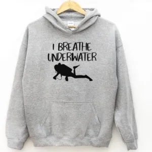 Scuba diving Hoodie Unisex | I Breathe Underwater