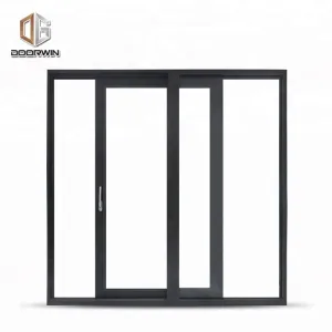 Shutter design wooden sliding door by Doorwin on Alibaba