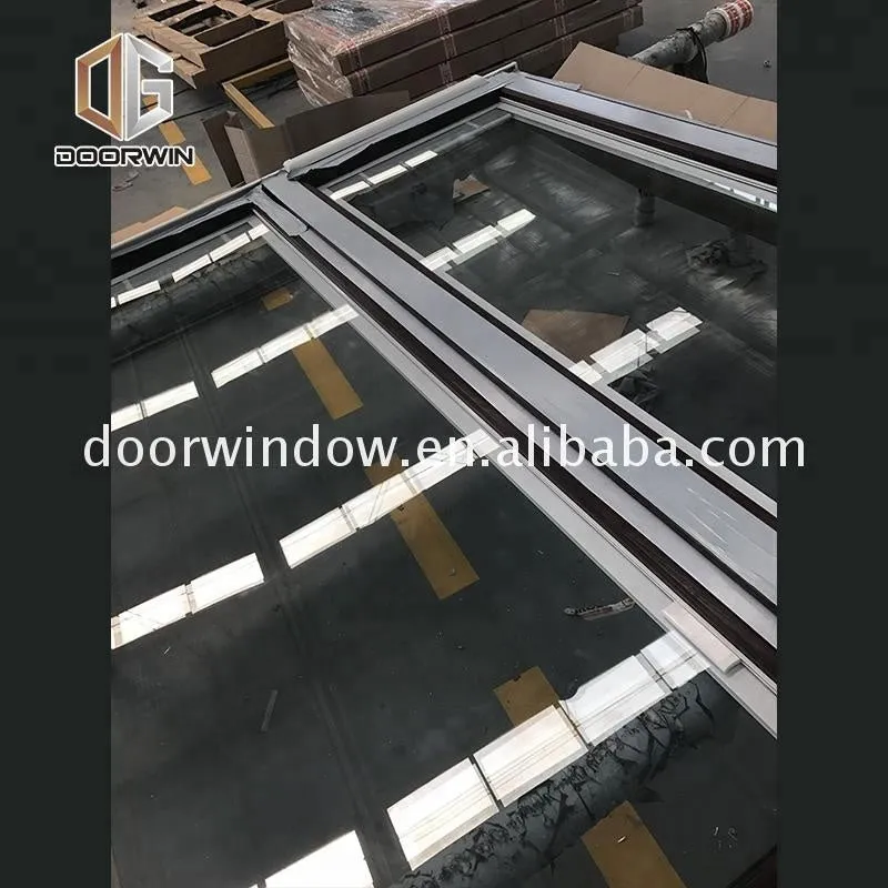 Shutter design wooden sliding door by Doorwin on Alibaba