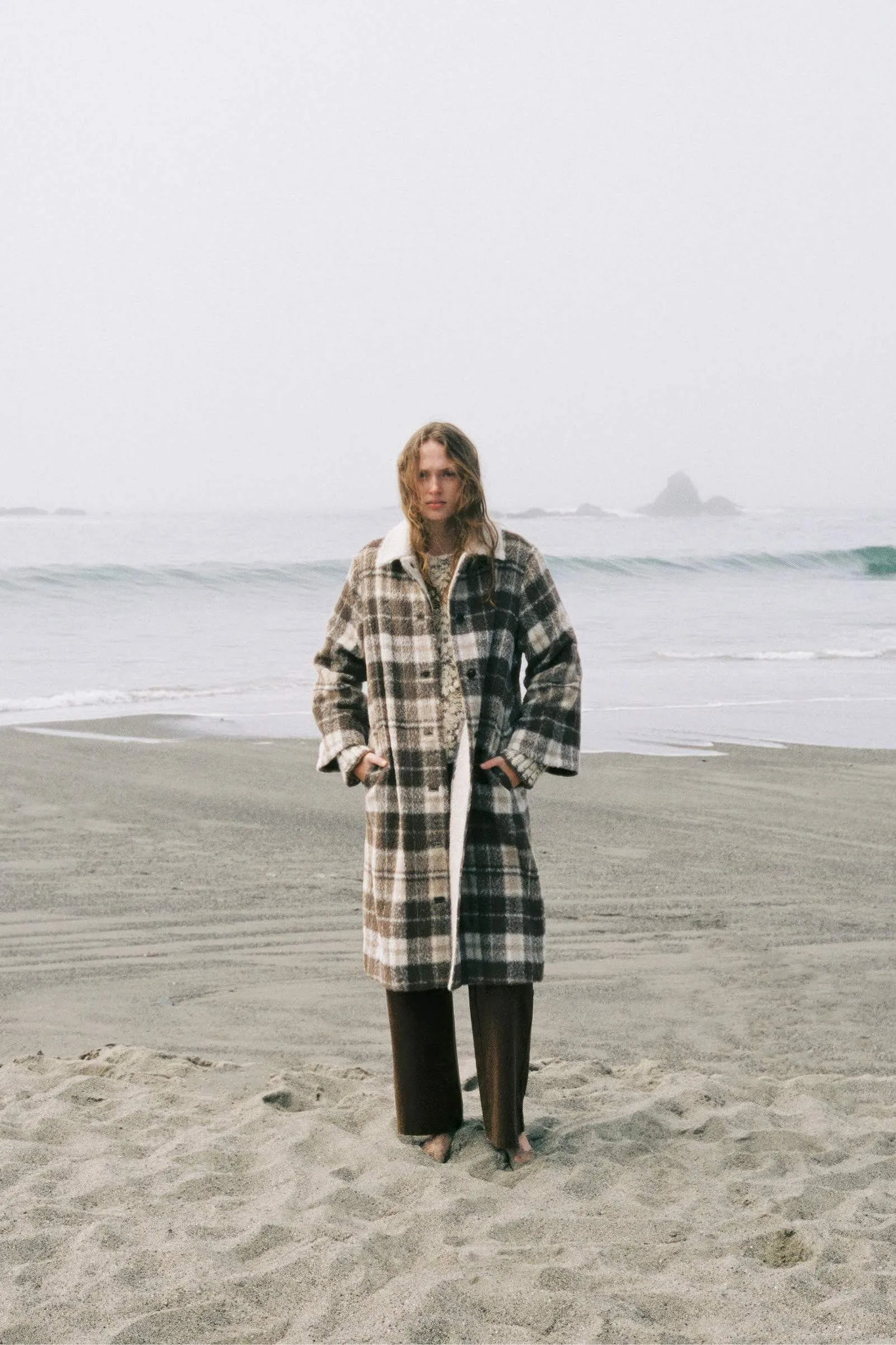 The Eleanor Coat | Wood Plaid