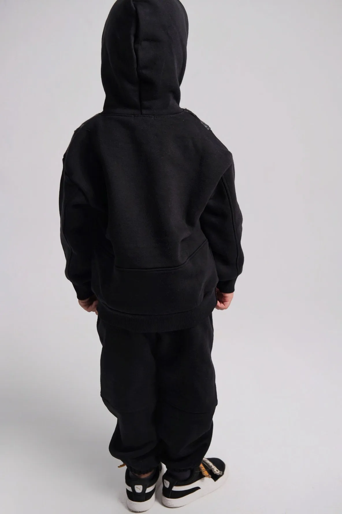 Unisex "Born To Play" Black Long-Sleeved Hoodie