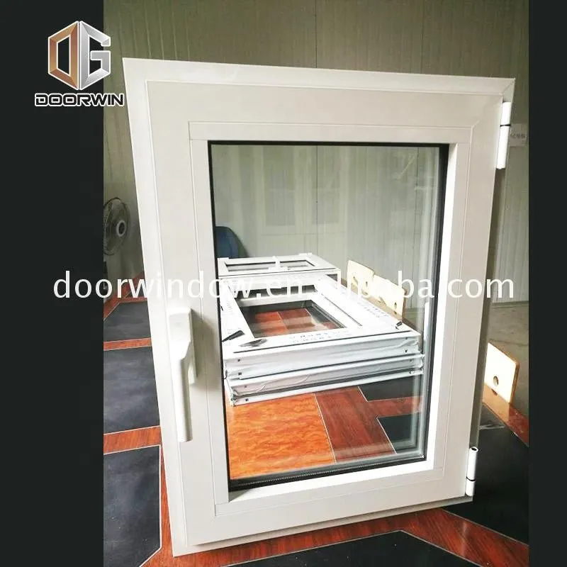 White Aluminum Tilt Turn Casement Windows in accordance to America Building Code by Doorwin on Alibaba