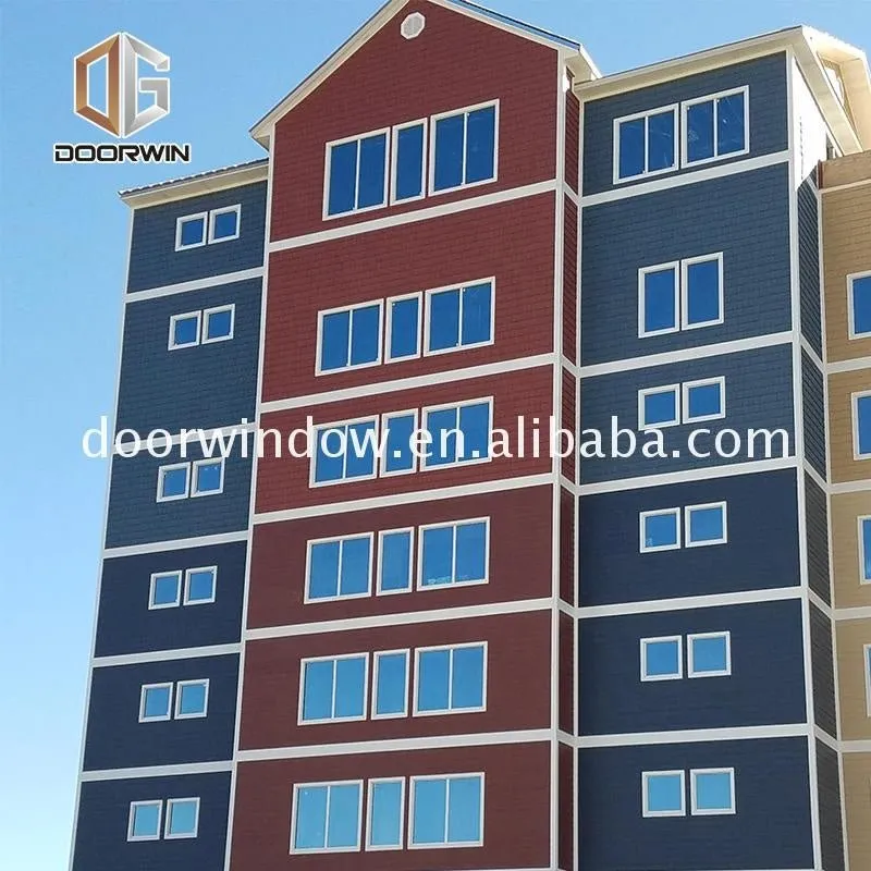 White Aluminum Tilt Turn Casement Windows in accordance to America Building Code by Doorwin on Alibaba