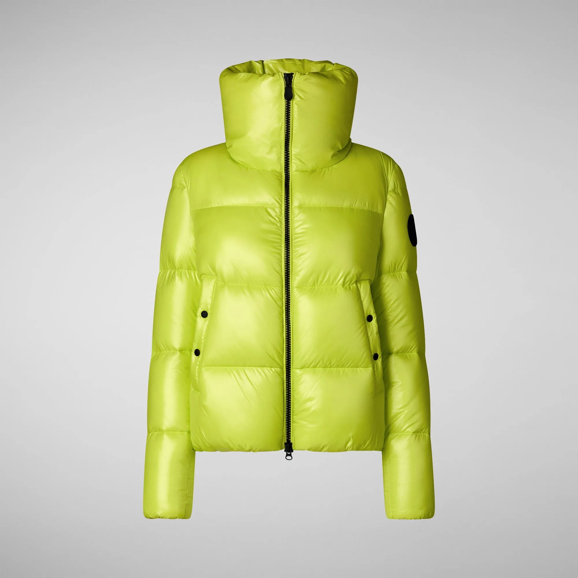 Women's Animal free Puffer Jacket Isla  in lichen green