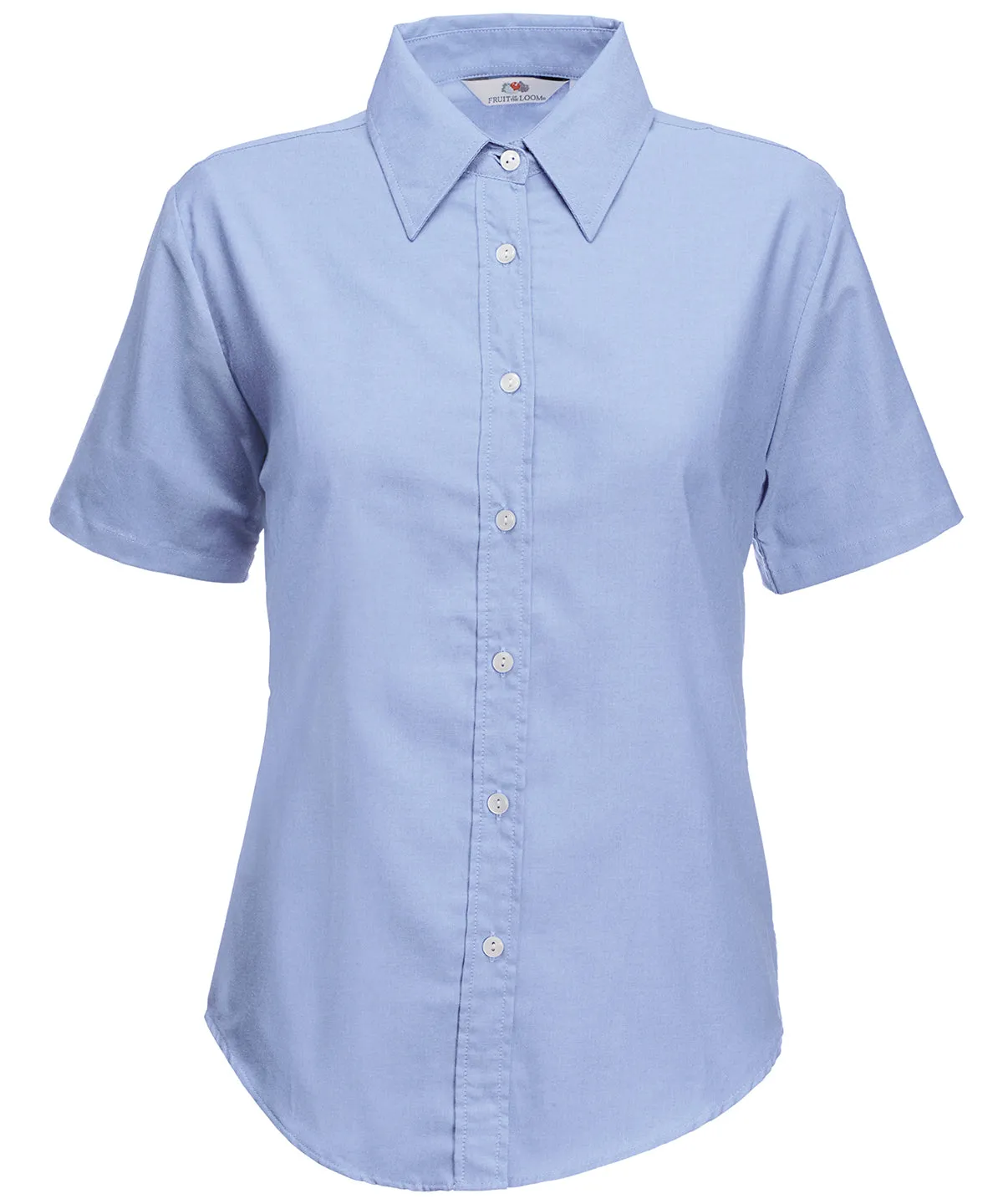 Womens Oxford short sleeve shirt | Oxford Blue