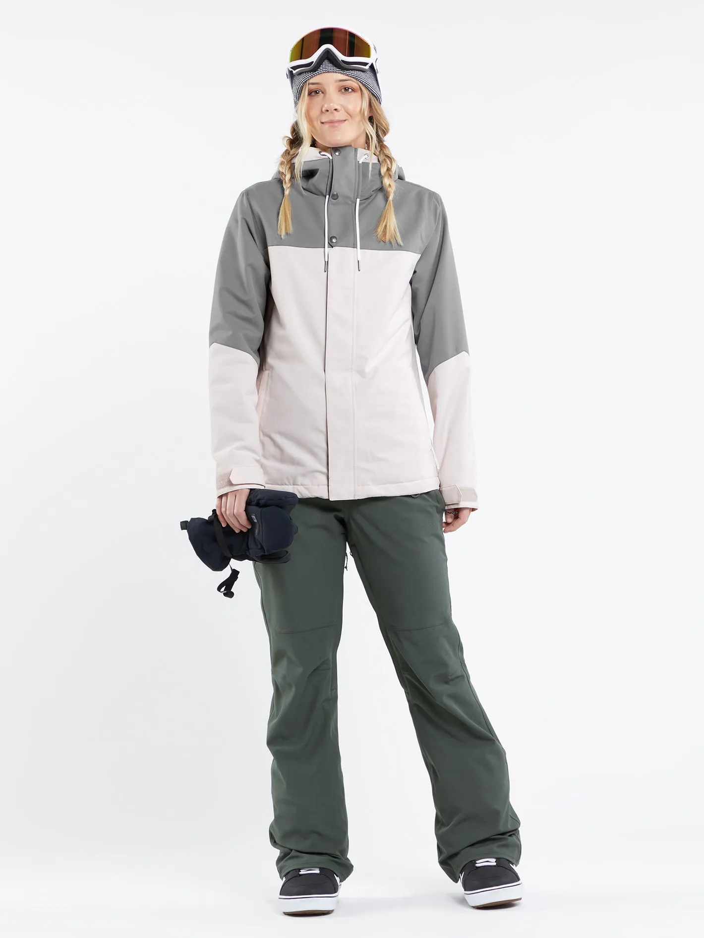 Womens Swift Bib Overalls - Eucalyptus