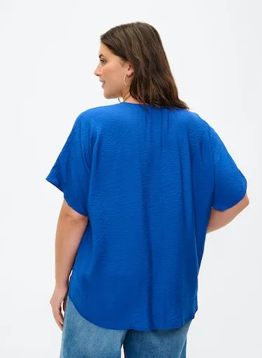 Zizzi Kam Blue Top