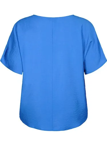 Zizzi Kam Blue Top